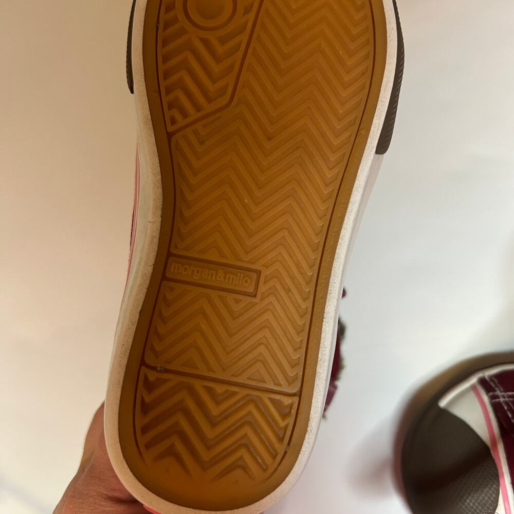 Morgan & Milo Pink Suede High Top Boot 9 - Picture 5 of 5